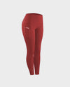 Hochgezogene sportleggings mit taschen - stylische damen workout-hosen