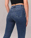 Flares jeans - stylische hochgeschnittene damen-denimhosen