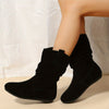 Gemütliche ankle boots - stylische wildleder slouchy boots für ladys