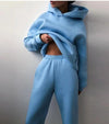 2-teiligs Jogging-Set – oversized Tracksuit mit Hoodie und Sweatpants