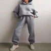 2-teiligs Jogging-Set – oversized Tracksuit mit Hoodie und Sweatpants