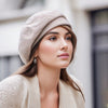 Dame beret-hüt - stylish, warm und retro