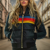 Retro-Damejacke – Eleganter schnitt und warmi stoffe