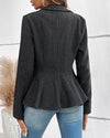 Massgeschneiderte peplum-blazer - elegante damenjacke für die arbeit