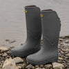 Wasserfeste knöchelhohe damen gummistiefel - robuste regenfootwear