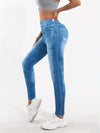 Skinny jeans - high-waist damen denim leggings