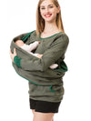 Maternity hoodie - lässiger stillpullover mit tasche