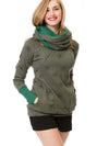 Maternity hoodie - lässiger stillpullover mit tasche