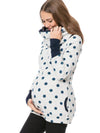 Maternity hoodie - lässiger stillpullover mit tasche