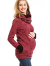 Maternity hoodie - lässiger stillpullover mit tasche