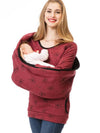 Maternity hoodie - lässiger stillpullover mit tasche