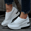 Slip-on trainer - stylische damenschuhe mit verzierungen