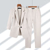 2-teiliges blazer und hosen set - stilvolle damen arbeitsmode