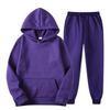 2-teiliges hoodie und jogginghose-set - gemütliche damen-loungewear