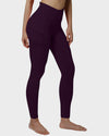 Hochgezogene sportleggings mit taschen - stylische damen workout-hosen