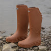 Wasserfeste knöchelhohe damen gummistiefel - robuste regenfootwear