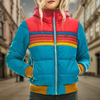 Retro-Damejacke – Eleganter schnitt und warmi stoffe