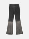 Ausgestellte denim jeans - vintage schwarz damenhose