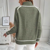 Dicker rollkragenpullover - grüner strickpullover für damen