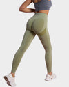 Hohe sport-leggings - nahtlose damen activewear