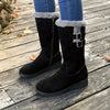 Hohe winterstiefel - isolierte damen winterfüsse