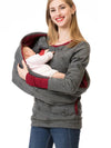 Maternity hoodie - lässiger stillpullover mit tasche