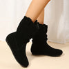 Gemütliche ankle boots - stylische wildleder slouchy boots für ladys