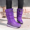 Wasserdichte winterstiefel - isolierte damen knöchelstiefel