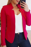 Dame blazerjacke - elegante, taillierte rosa blazer für frauen