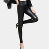 Faux-leder-leggings - elegante stretch-hosen für ladies