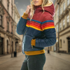 Retro-Damejacke – Eleganter schnitt und warmi stoffe