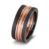 Rosen-gold ring - exquisite schlanke damenband