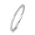 Diamant hochzeitsring - elegante silber eternity band für damen