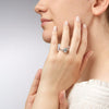 Sterling silber ring mit blauem topas - damenring mit edelstein