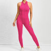 Yoga fitness jumpsuit – nahtloser ärmelloser stretch-einteiler mit bauchkontrolle und figurbetonter passform