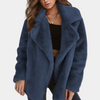 Faux-pelz-jacke - kuscheliger und warmer oversized-mantel für damen