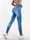 Skinny jeans - high-waist damen denim leggings