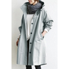 Damen trenchcoat - stilvoller, langer, wasserfester damenmantel