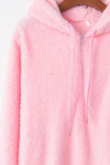 Warmer Fleece-Hoodie – Weicher Oversized-Damenpullover mit Taschen und Kapuze