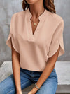 Edel blouse - stylische kurzarm-damenoberteil