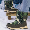 Winterstiefel - damen warme isolierte camo schneestiefel