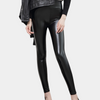 Faux-leder-leggings - elegante stretch-hosen für ladies