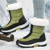 Schneestiefel - damen mit front-reissverschluss und isolation für den winter