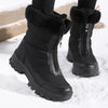 Wasserdichte schnee boots - isolierte damen winterstiefel in schwarz