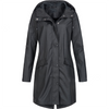 Wasserdichte damen parka-jacke - stilvolle lange regenjacke