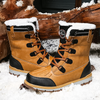 Wasserfeste und isolierte winterstiefel - robuste damen-outdoorschuhe