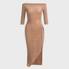 Kleid mit schlitz - elegante damenabendrobe