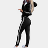 2-teiliges stylisches jogger-outfit - gemütlicher damen-tracksuit