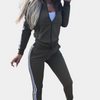 2-teiliges stylisches jogger-outfit - gemütlicher damen-tracksuit