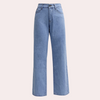 Baggy jeans – stilvolle hochtaillierte damenjeans